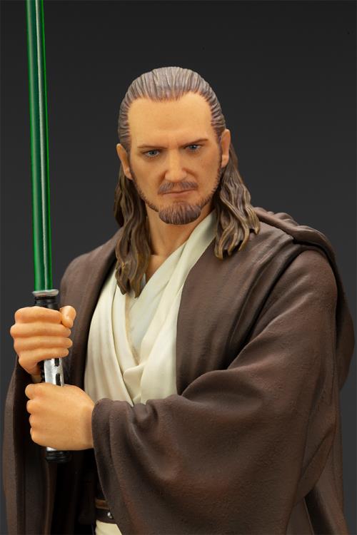 Star Wars (The Phantom Menace) ArtFX+ Figure Statue - Qui-Gon Jinn - Collector's Avenue