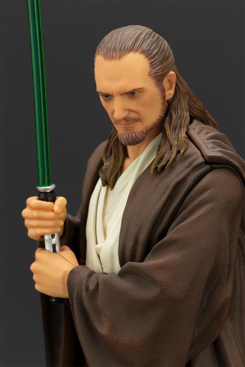 Star Wars (The Phantom Menace) ArtFX+ Figure Statue - Qui-Gon Jinn - Collector's Avenue