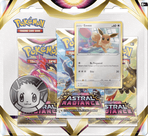 Pokemon Sword and Shield Astral Radiance 3 Pack Blister - Eevee - Collector's Avenue