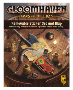 Gloomhaven Jaws of the Lion Removable Sticker Set and Map - Collector's Avenue