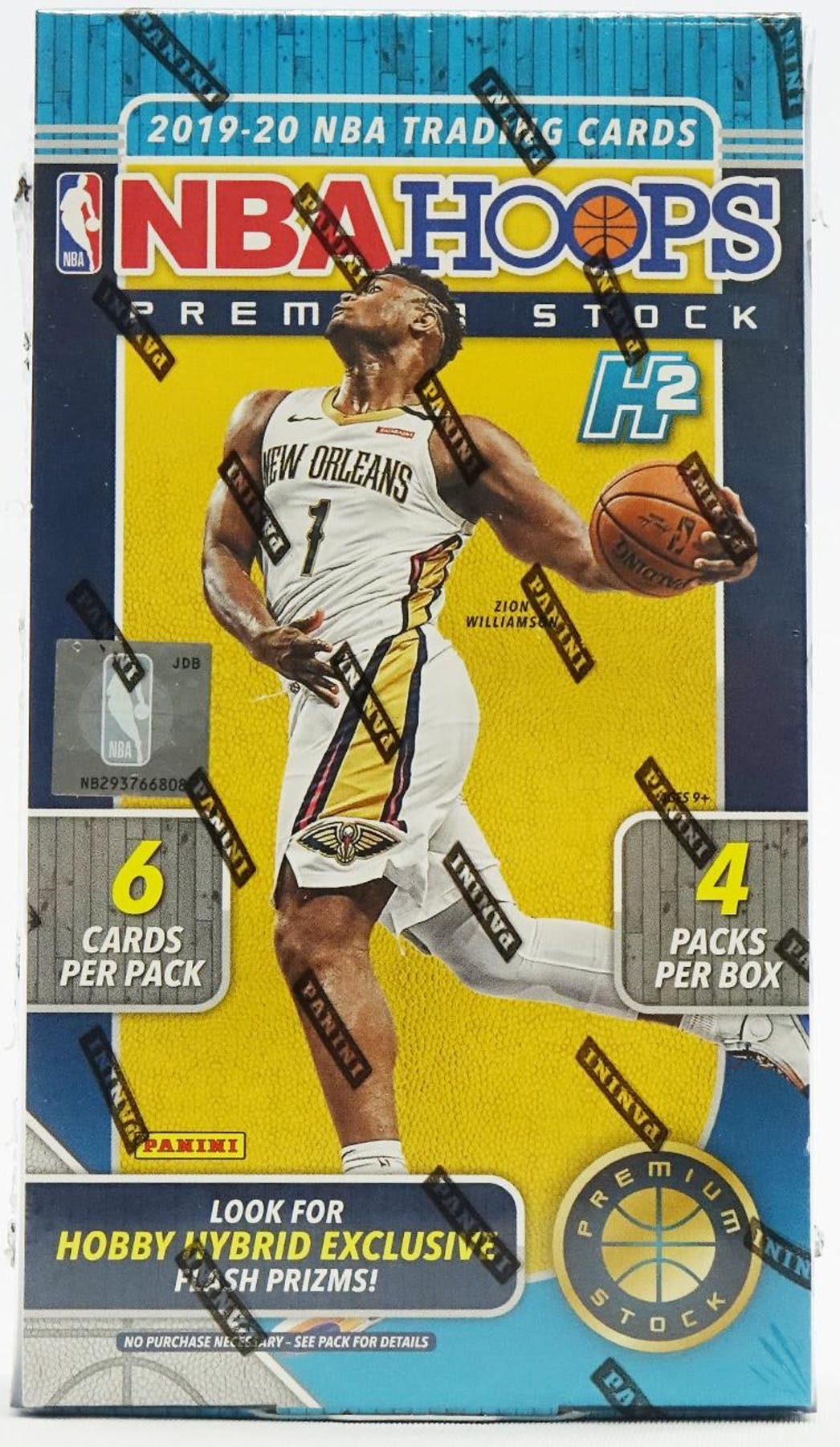 2019-20 Panini Hoops Premium Stock Basketball Hobby Hybrid Box - Collector's Avenue