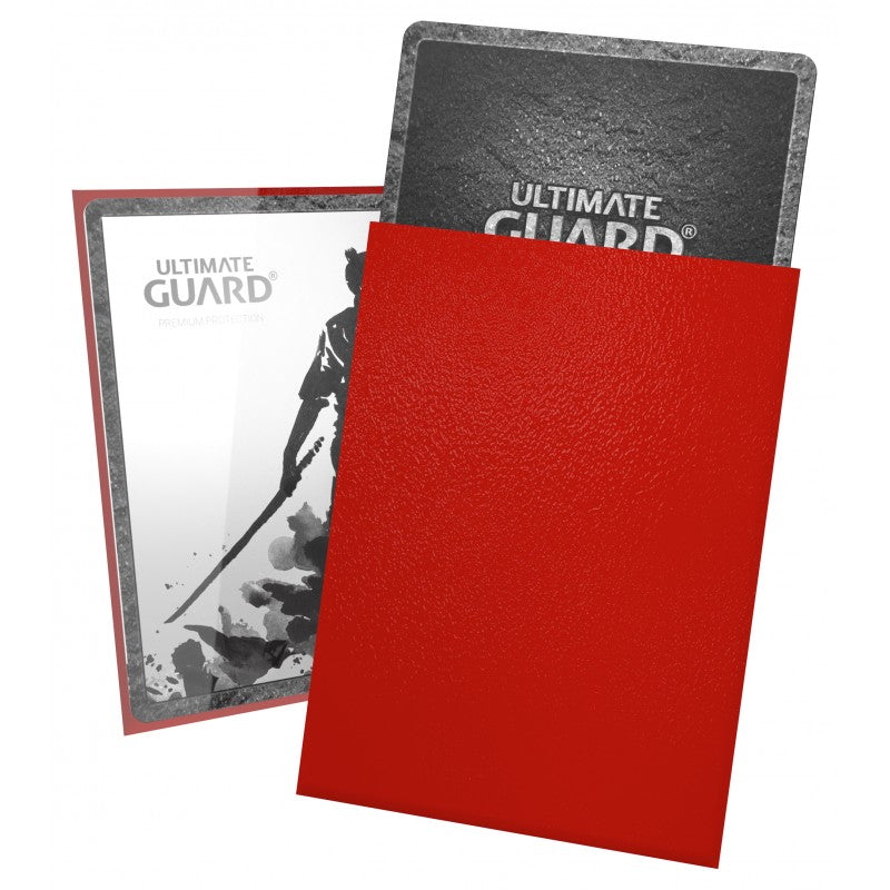 Ultimate Guard Katana Sleeves Standard Size 100ct - Red - Collector's Avenue