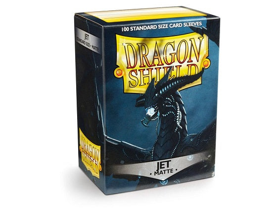 Dragon Shield Matte - standard size - 100 ct. Jet - Collector's Avenue