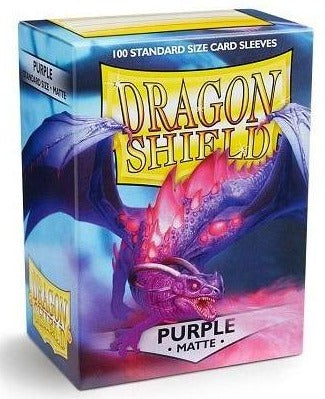 Dragon Shield Matte - standard size - 100 ct. Purple - Collector's Avenue