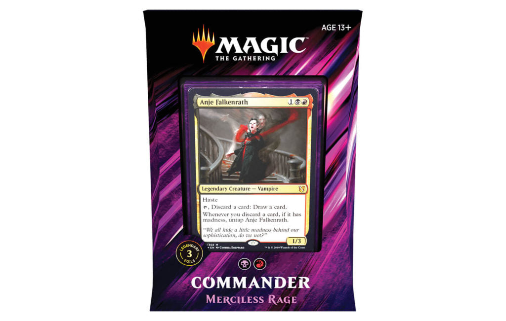 Mtg Magic The Gathering Commander 2019 Deck Merciless Rage - Collector's Avenue