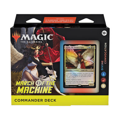 MTG Magic The Gathering March of the Machine Commander Deck Divine Convocation