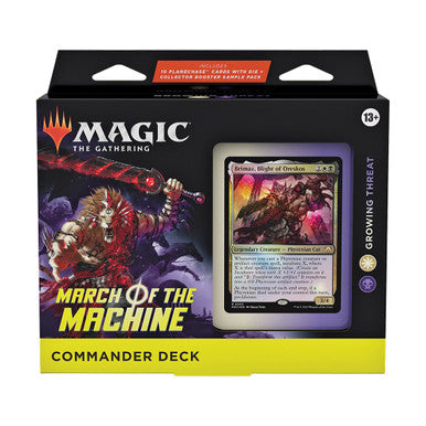 MTG Magic The Gathering March of the Machine Commander Deck - Growing Threat - Collector's Avenue