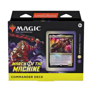 MTG Magic The Gathering March of the Machine Commander Deck - Growing Threat