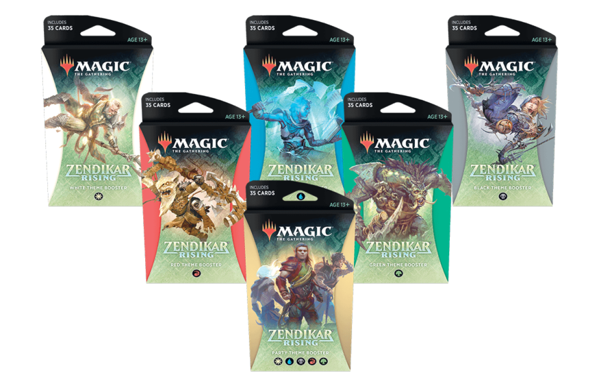 Mtg Magic The Gathering Zendikar Rising Theme Boosters (set of 6) - Collector's Avenue