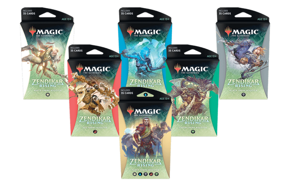 Mtg Magic The Gathering Zendikar Rising Theme Boosters (set of 6) - Collector's Avenue