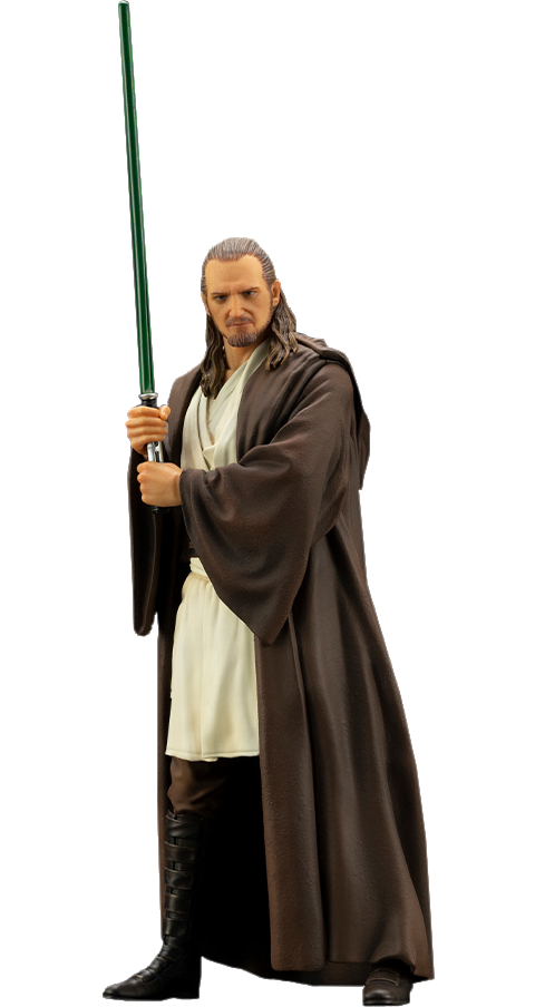 Star Wars (The Phantom Menace) ArtFX+ Figure Statue - Qui-Gon Jinn - Collector's Avenue