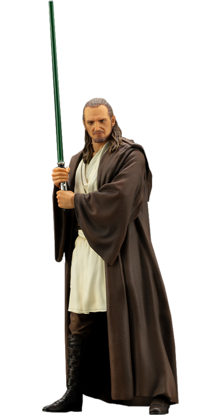 Star Wars (The Phantom Menace) ArtFX+ Figure Statue - Qui-Gon Jinn - Collector's Avenue