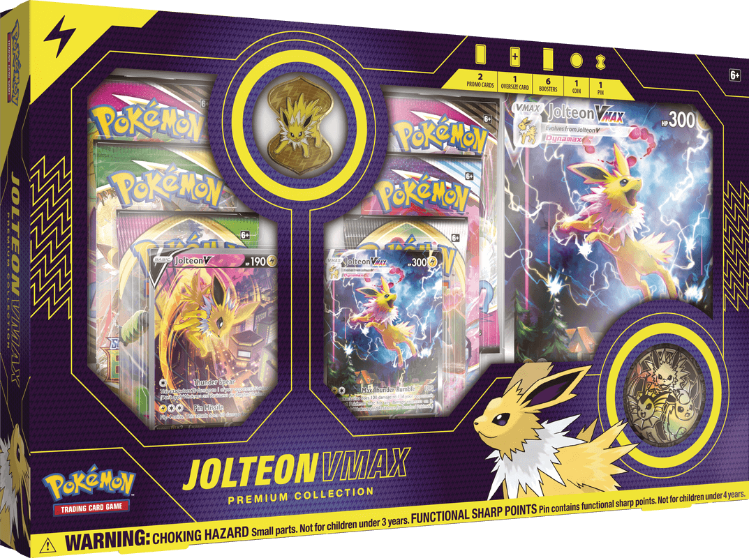 Pokemon Jolteon VMAX Evolution Premium Collection Box - Collector's Avenue