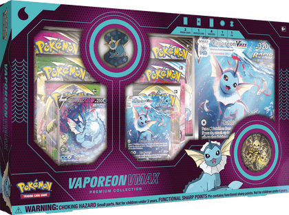 Pokemon Vaporeon VMAX Evolution Premium Collection Box - Collector's Avenue