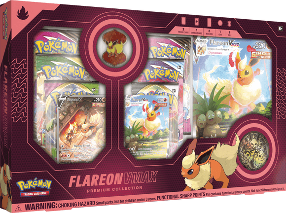 Pokemon Flareon VMAX Evolution Premium Collection Box - Collector's Avenue