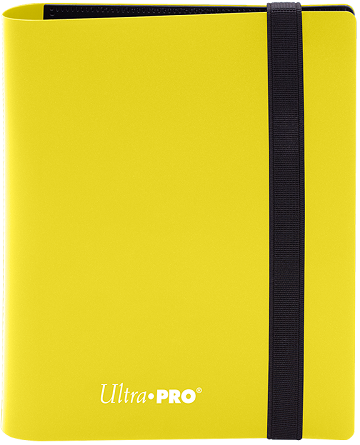 Ultra PRO 4-Pocket Eclipse Pro-Binder - Lemon Yellow - Collector's Avenue