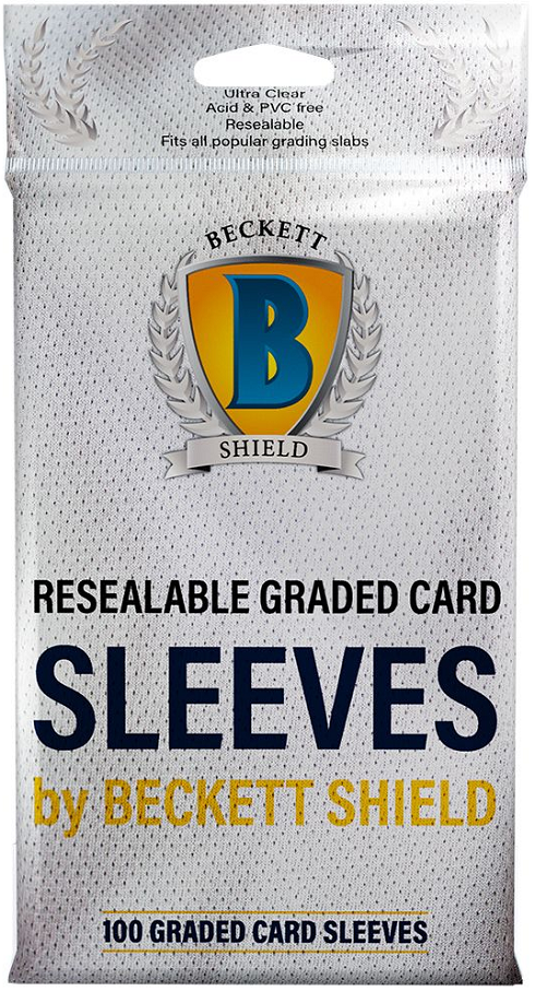 Beckett Shield - Graded Card Sleeves (100 Count) - Collector's Avenue