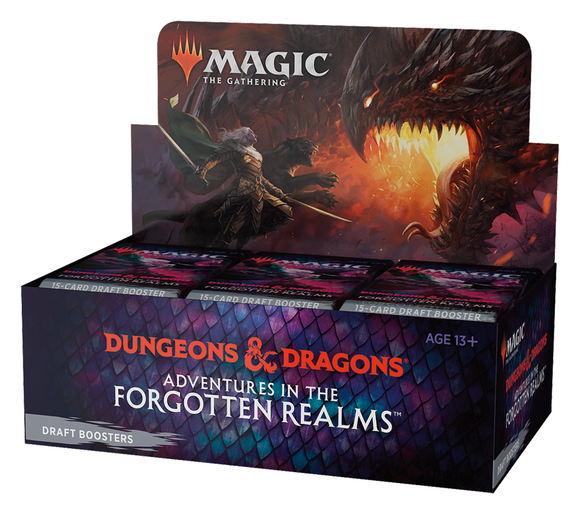 Mtg Magic The Gathering - D&D Adventures in the Forgotten Realms Draft Booster Box - Collector's Avenue