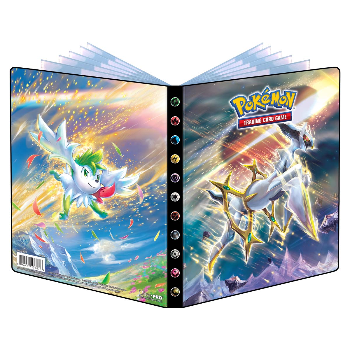 Pokemon Sword and Shield 9 Brilliant Stars Ultra PRO 4-Pocket Portfolio - Collector's Avenue