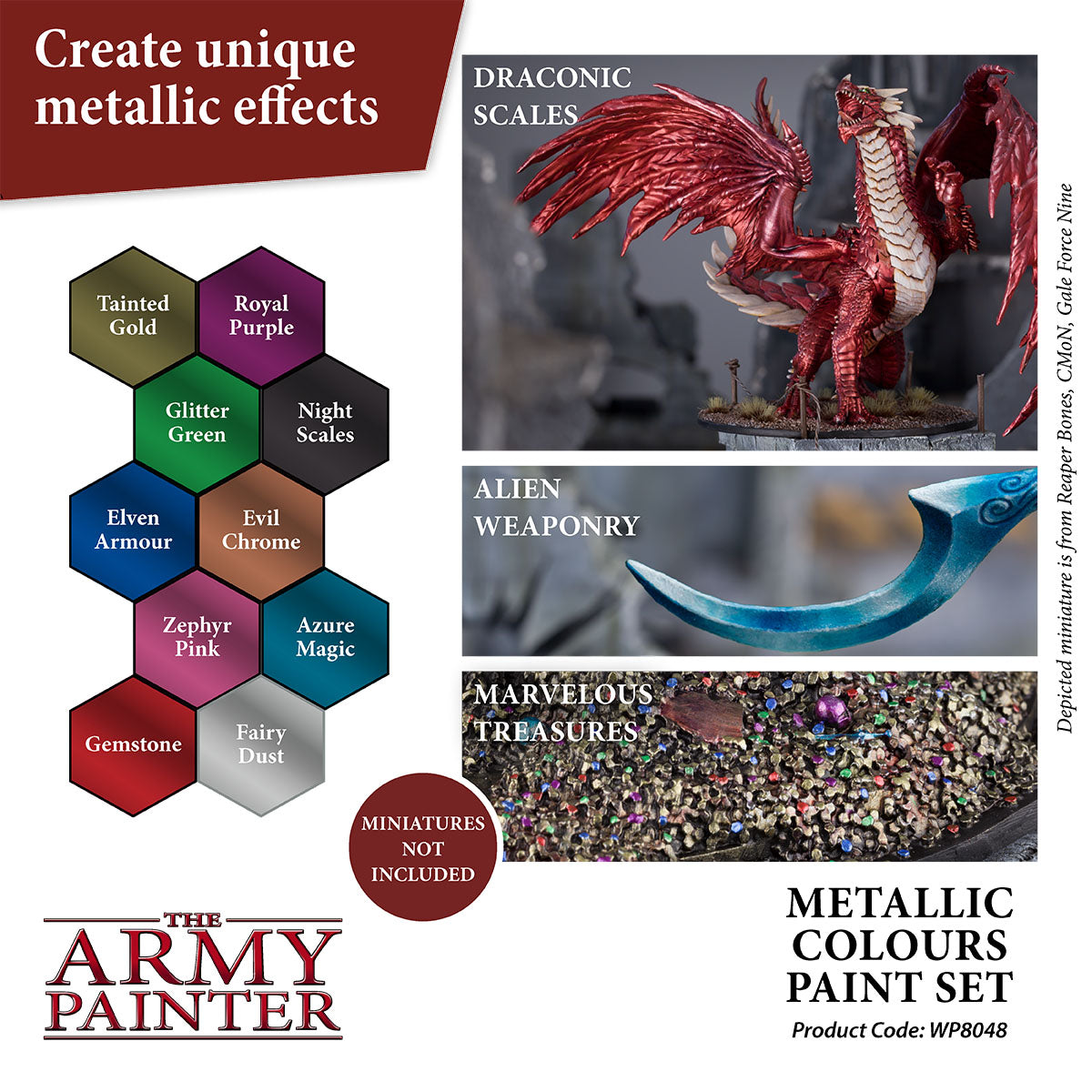 The Army Painter Warpaints Metallic Colours Paint Set - Collector's Avenue