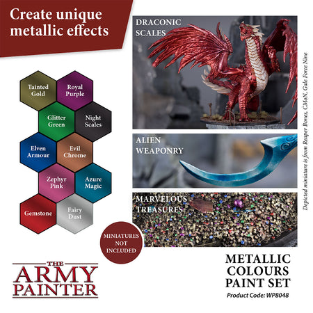 The Army Painter Warpaints Metallic Colours Paint Set - Collector's Avenue