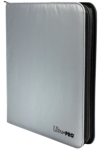 Ultra PRO 12-Pocket Zippered Silver PRO-Binder - Collector's Avenue