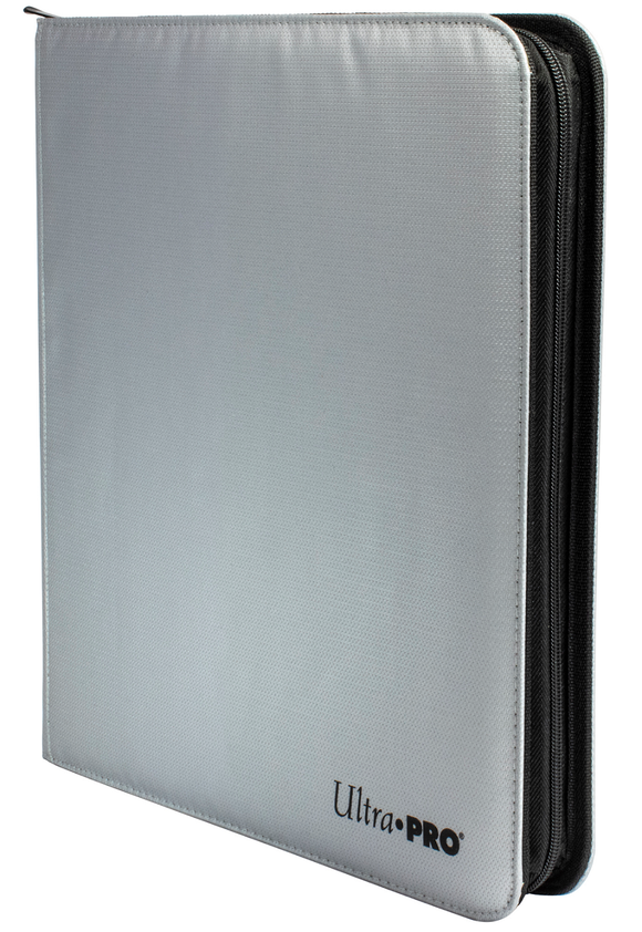 Ultra PRO 12-Pocket Zippered Silver PRO-Binder - Collector's Avenue