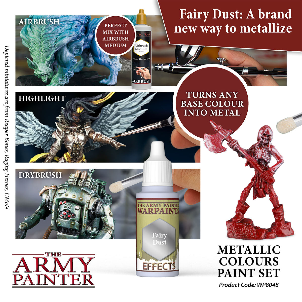 The Army Painter Warpaints Metallic Colours Paint Set - Collector's Avenue