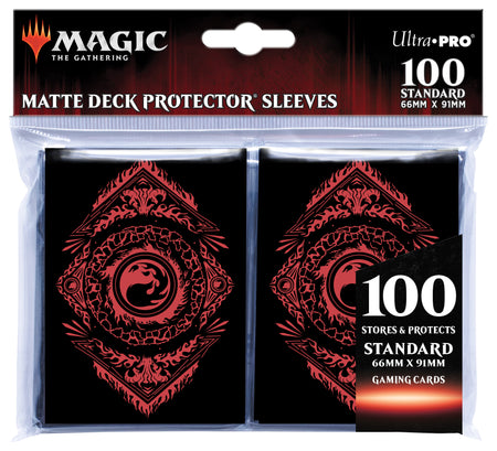 Mtg Magic The Gathering Ultra PRO Mana 7 100ct Sleeves Mountain - Collector's Avenue