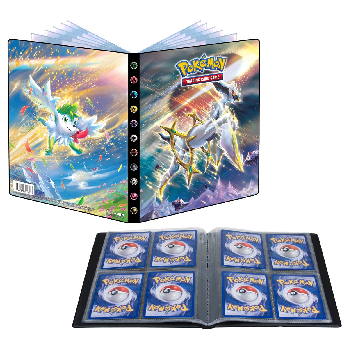 Pokemon Sword and Shield 9 Brilliant Stars Ultra PRO 4-Pocket Portfolio - Collector's Avenue