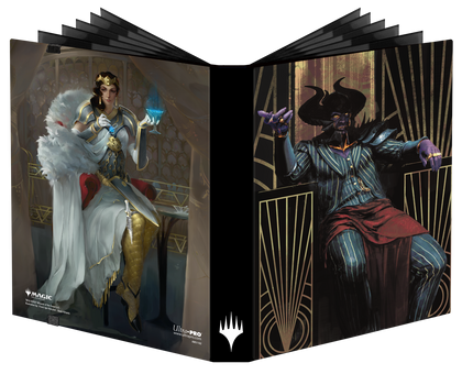 MTG Magic The Gathering Ultra Pro 9-Pocket Pro Binder - Streets of New Capenna featuring Ob Nixilis and Elspeth - Collector's Avenue