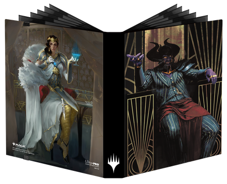 MTG Magic The Gathering Ultra Pro 9-Pocket Pro Binder - Streets of New Capenna featuring Ob Nixilis and Elspeth - Collector's Avenue