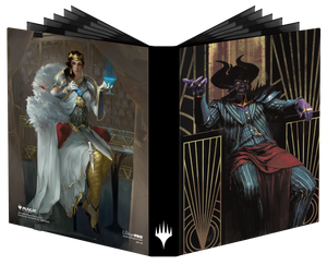 MTG Magic The Gathering Ultra Pro 9-Pocket Pro Binder - Streets of New Capenna featuring Ob Nixilis and Elspeth - Collector's Avenue