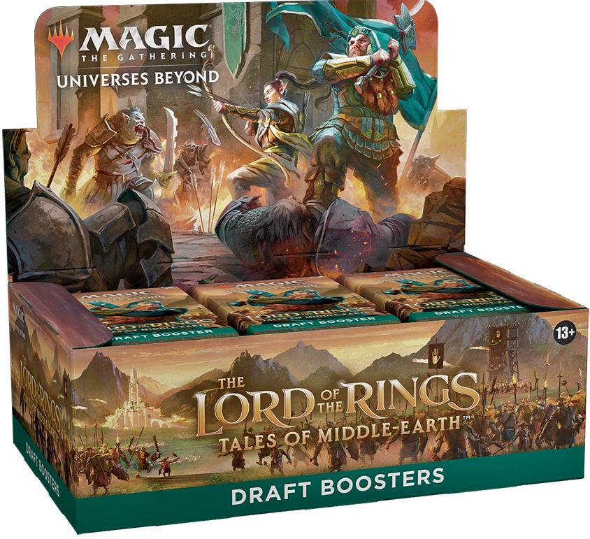 MTG Magic The Gathering Lord Of The Rings Tales Of The Middle-Earth Draft Booster Box - Collector's Avenue