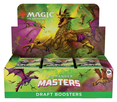 MTG Magic The Gathering Commander Masters Draft Booster Box - Collector's Avenue