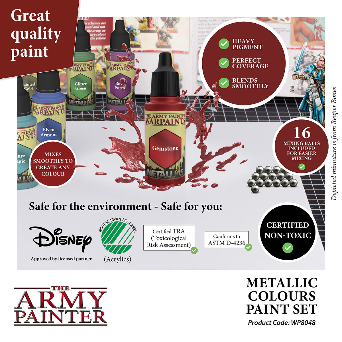 The Army Painter Warpaints Metallic Colours Paint Set - Collector's Avenue