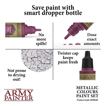 The Army Painter Warpaints Metallic Colours Paint Set - Collector's Avenue