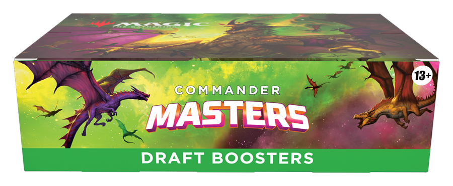 MTG Magic The Gathering Commander Masters Draft Booster Box - Collector's Avenue