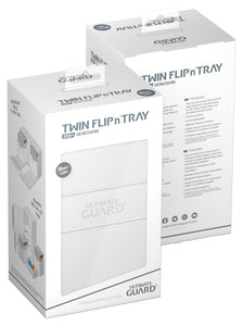 Ultimate Guard Twin Flip’n’Tray 200+ Xenoskin White - Collector's Avenue