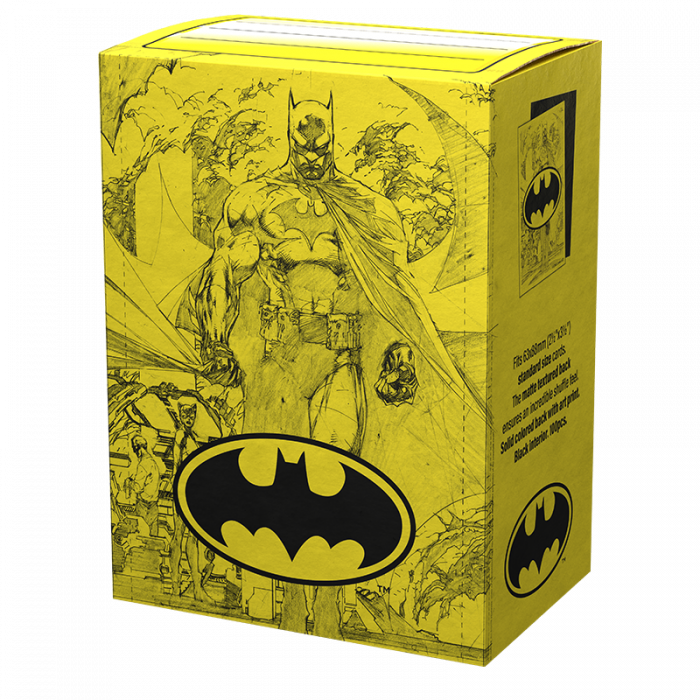 Dragon Shield Standard Size 100ct Batman Core Matte Dual Art Sleeves - Collector's Avenue