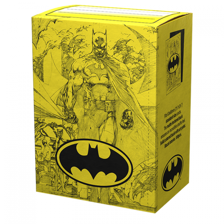 Dragon Shield Standard Size 100ct Batman Core Matte Dual Art Sleeves - Collector's Avenue