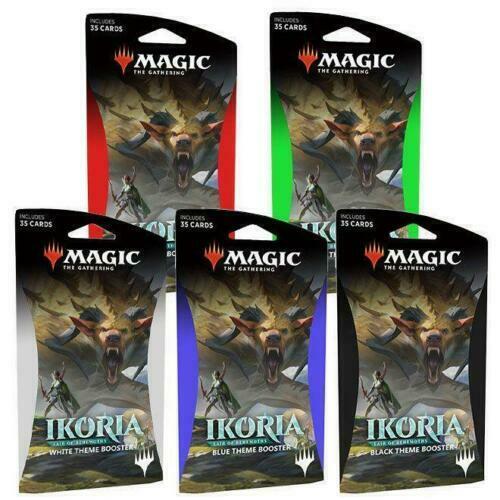 Mtg Magic The Gathering Ikoria: Lair of the Behemoths Themed Boosters Set Of 5 - Collector's Avenue