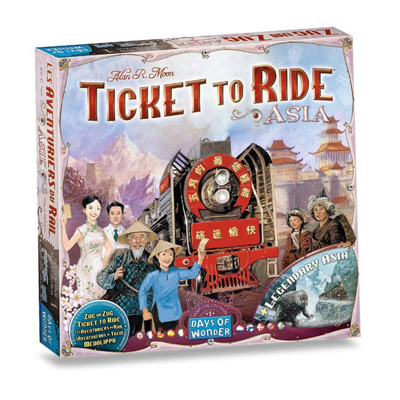 Ticket to Ride Map Collection Volume 1 Team Asia & Legendary Asia - Collector's Avenue