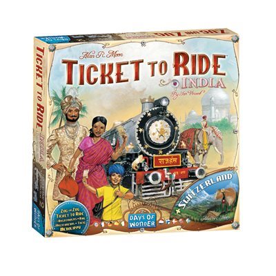 Ticket to Ride Map Collection Volume 2 India & Switzerland - Collector's Avenue