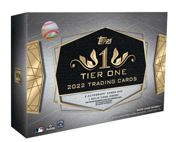 2022 Topps Tier One Baseball Hobby Box - Collector's Avenue