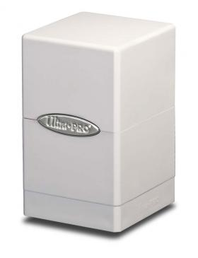 Ultra Pro Deck Box - Satin Tower - White - Collector's Avenue