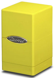 Ultra Pro Deck Box - Satin Tower - Yellow - Collector's Avenue